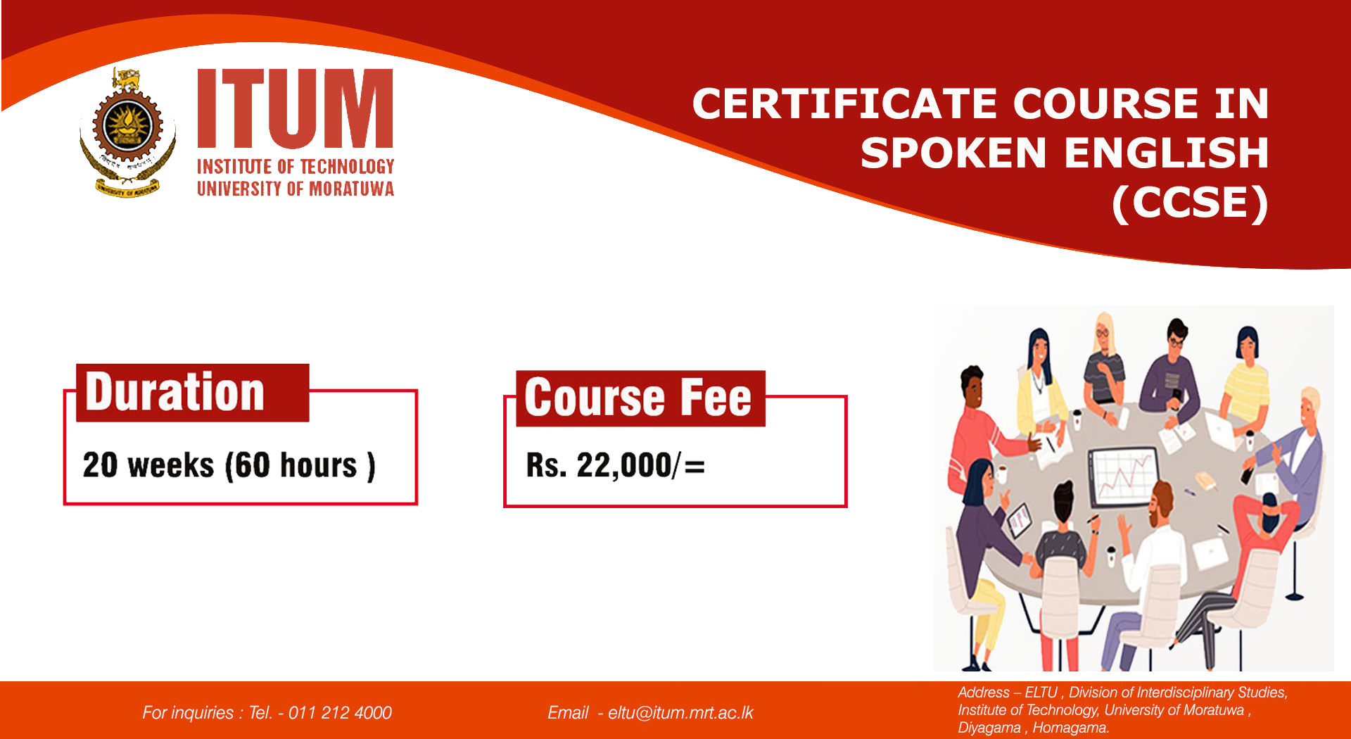  Certificate Course in Spoken English (CCSE)