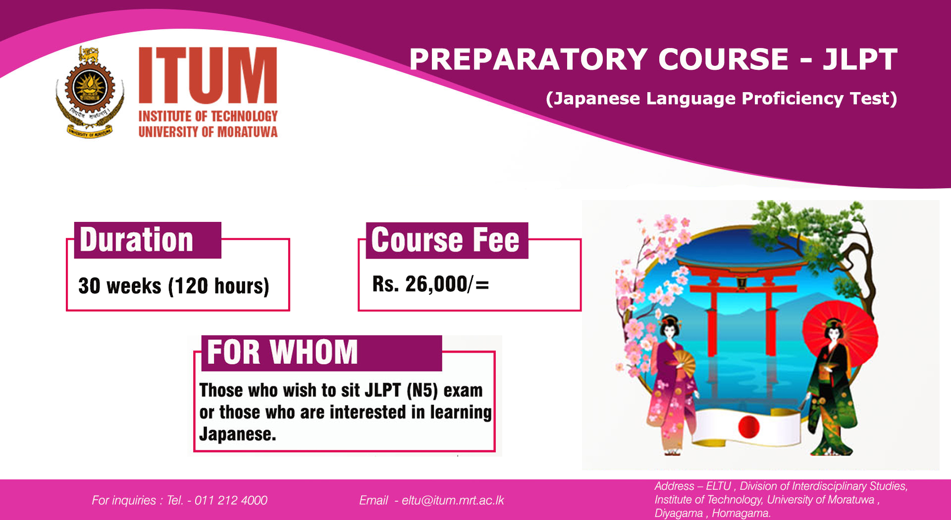 Preparatory Course - JLPT