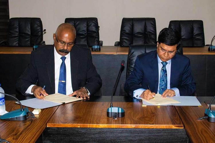 Signing of Memorandum of Understanding (MoU) Between IIMS and ITUM for Joint Conference