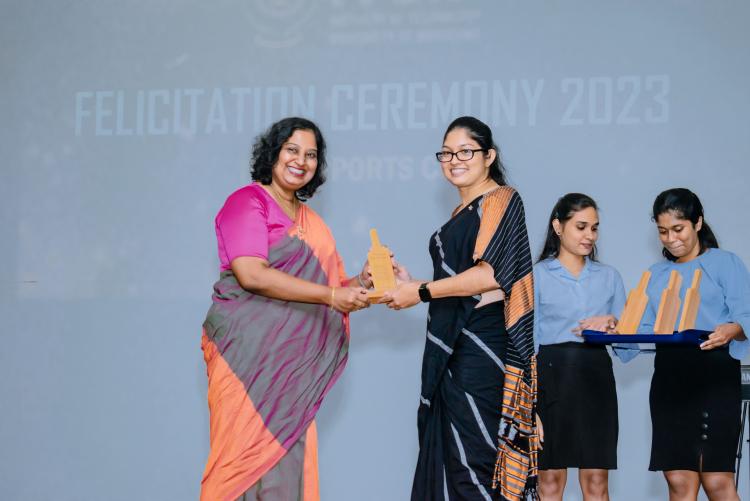 Felicitation Ceremony 2023: Celebrating Sporting Excellence of ITUM participants at Sri Lanka University Games.