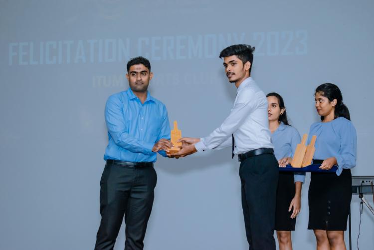 Felicitation Ceremony 2023: Celebrating Sporting Excellence of ITUM participants at Sri Lanka University Games.